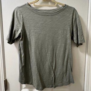 LOFT Women's Sage Green Tshirt, Size Small
